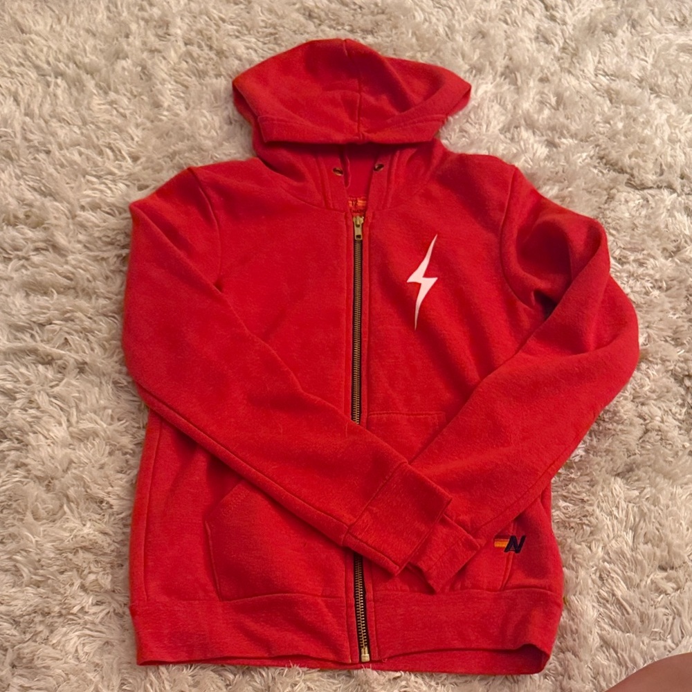 Aviator Nation Red Sweatshirt NEW